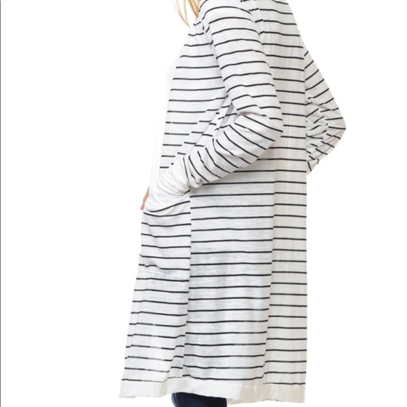 ❗️LAST ONE LARGE ❗️Open Cardigan with Thumb Hole - Picture 4 of 6